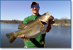 Falcon Reservoir in Zapata, TX is the bass fishing capitol of the world.