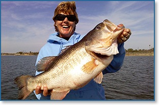 Falcon Lake bass fishing can't be beat!